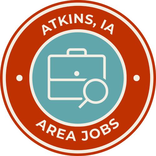 Atkins, IA AREA JOBS logo